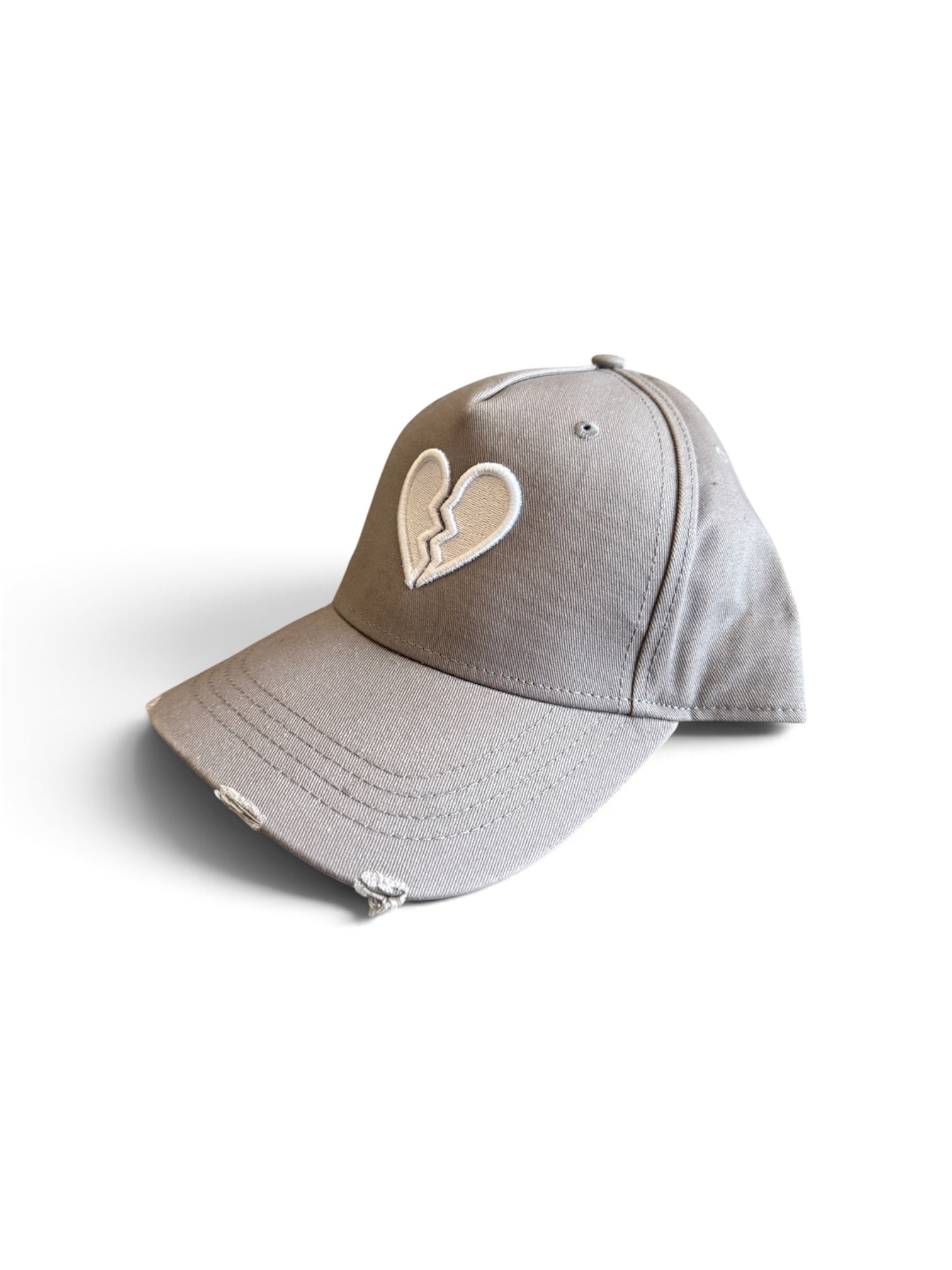 JR. Broken Heart Cap | Grey & White