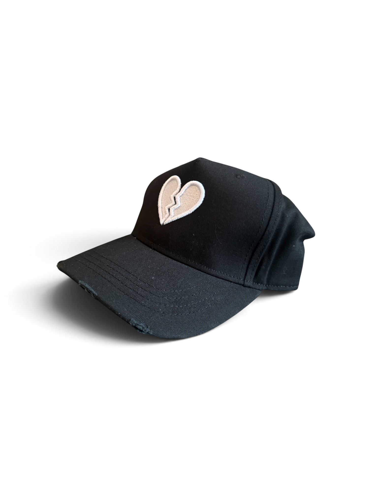 JR. Broken Heart Cap | Black & White