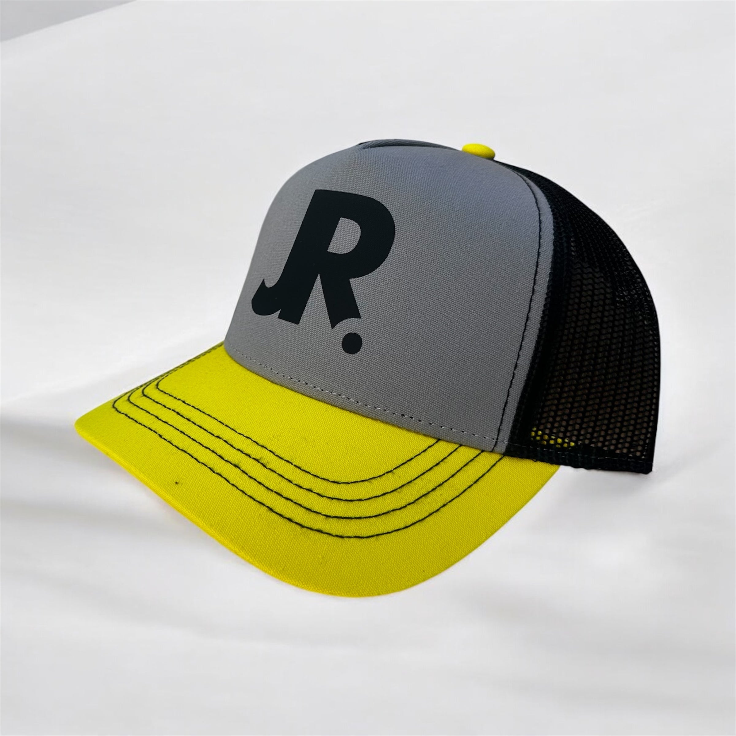 JR. Trucker Cap | Grey, Yellow & Black