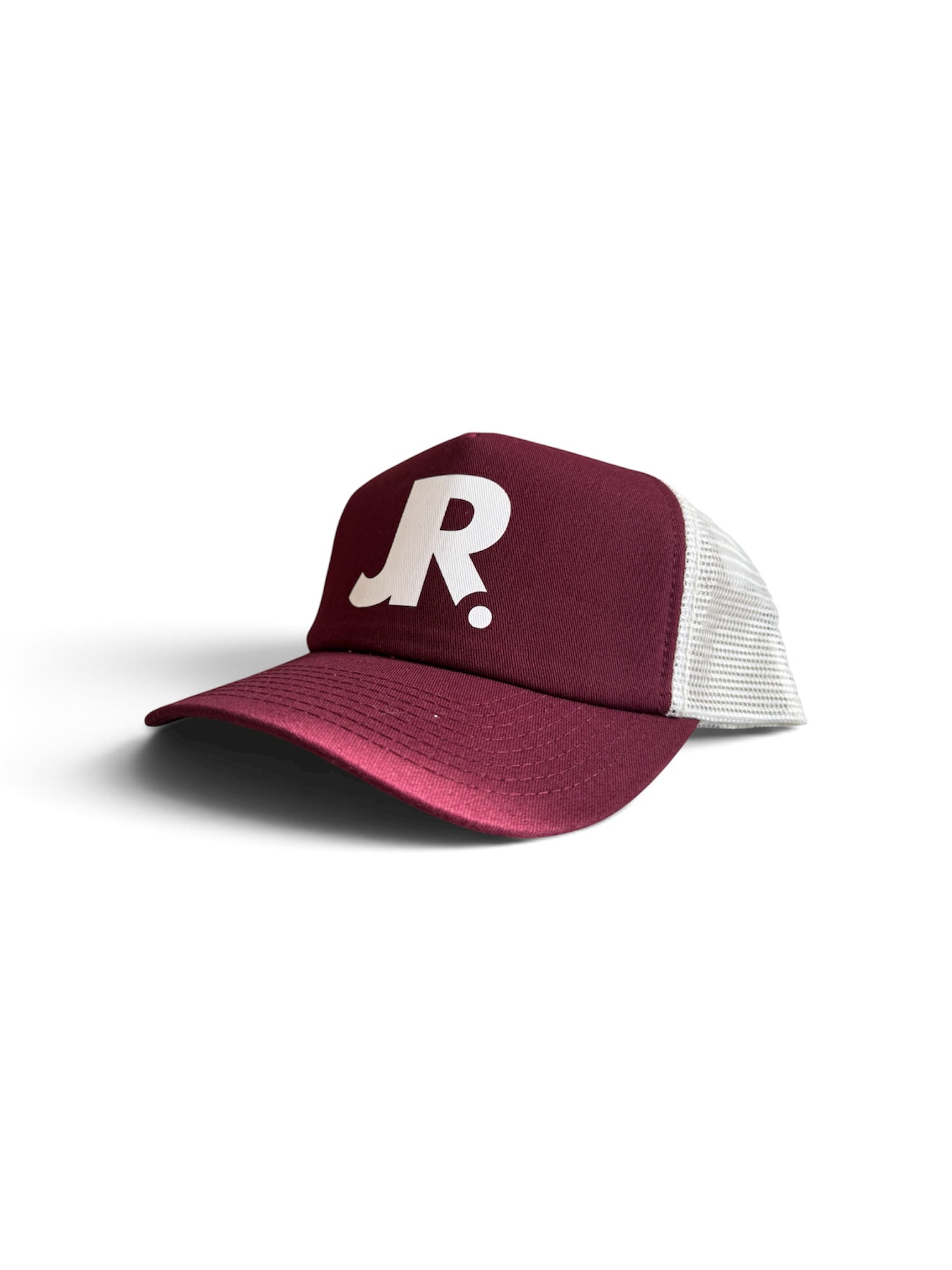 JR. Trucker Cap | Burgundy & Beige