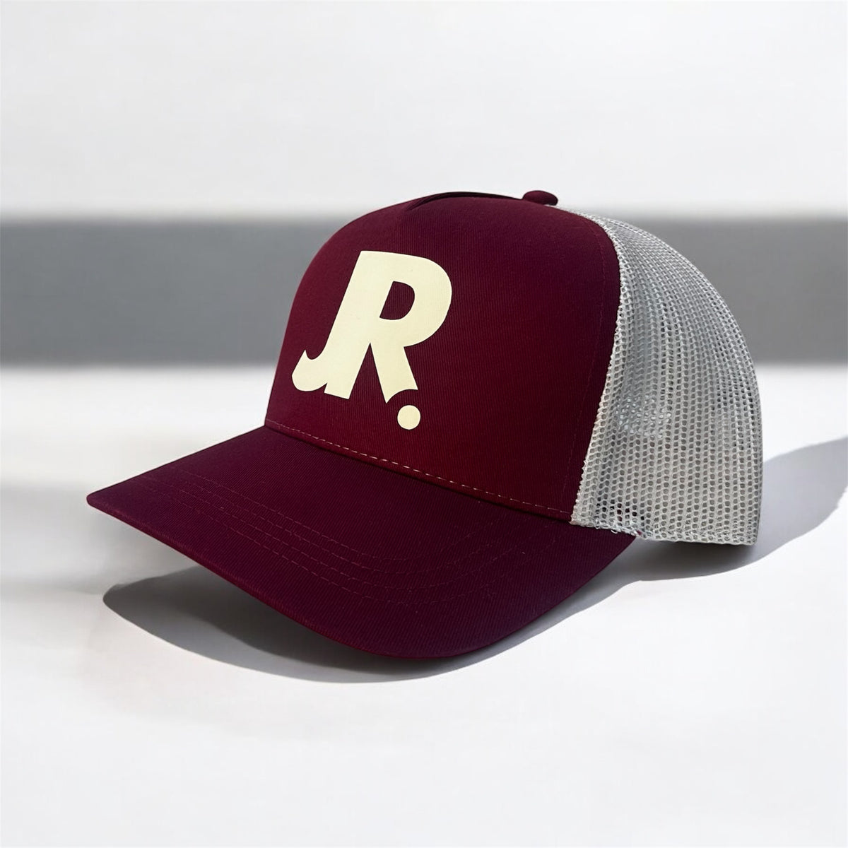 JR. Trucker Cap | Burgundy & Grey