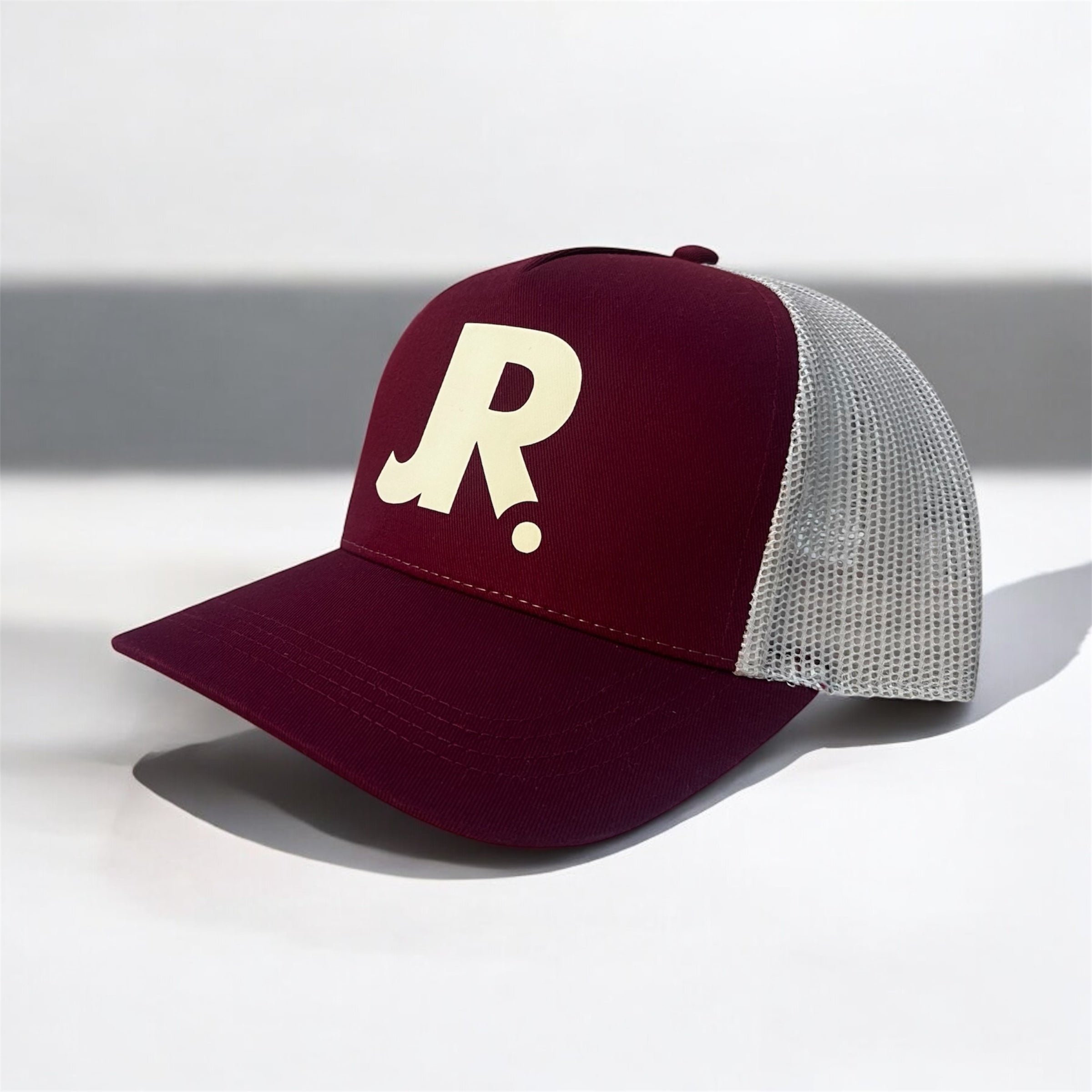JR. Trucker Cap | Burgundy & Grey