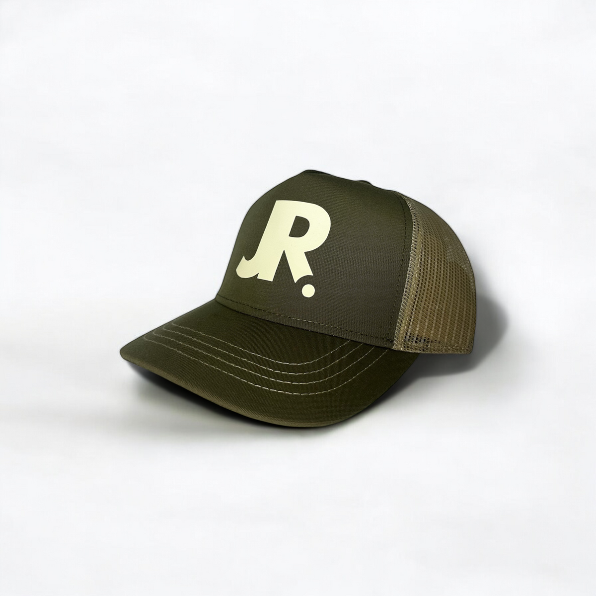 JR. Trucker Cap | Khaki & Beige