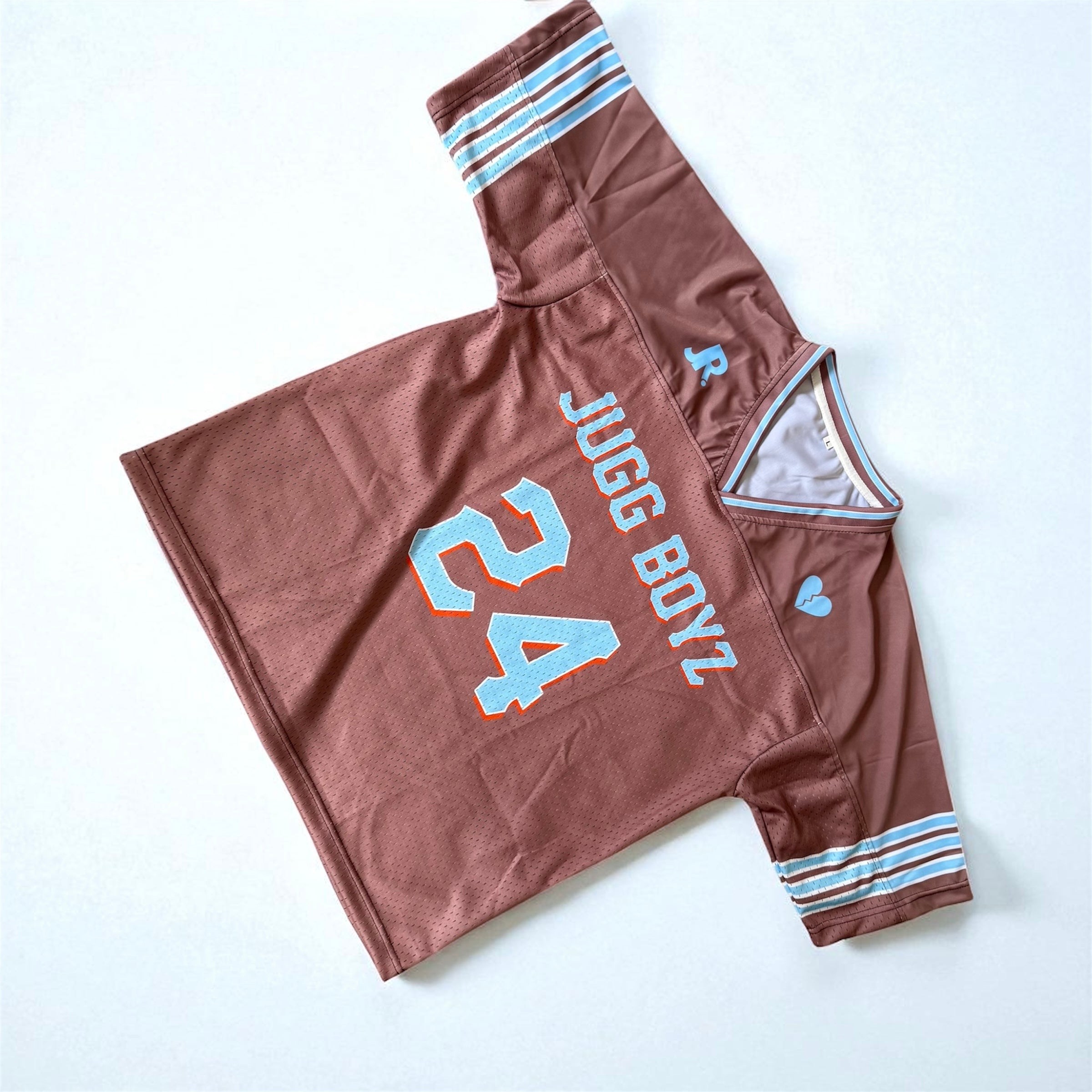 The J&R “Summer Club” Jersey – Brown & Blue
