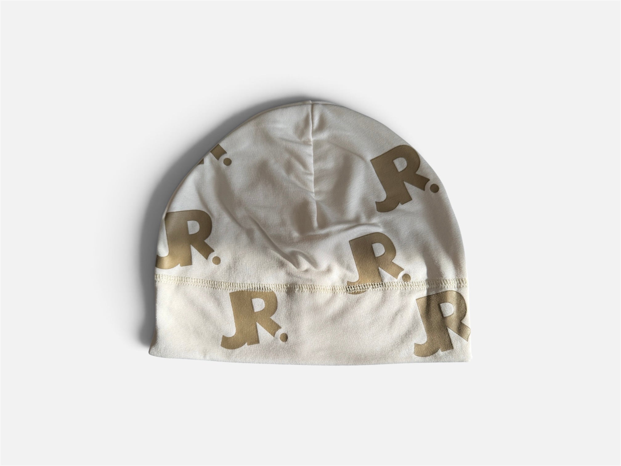 JR. All Over Print Skull Cap - Beige/Brown