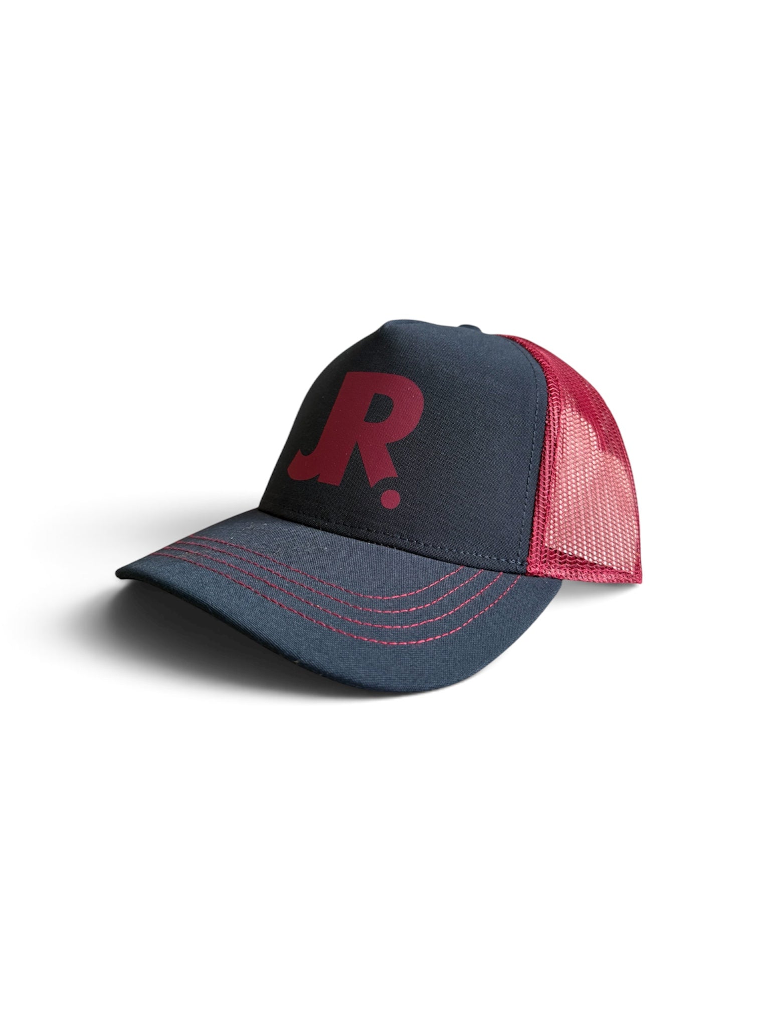 JR. Trucker Cap | Navy & Burgundy