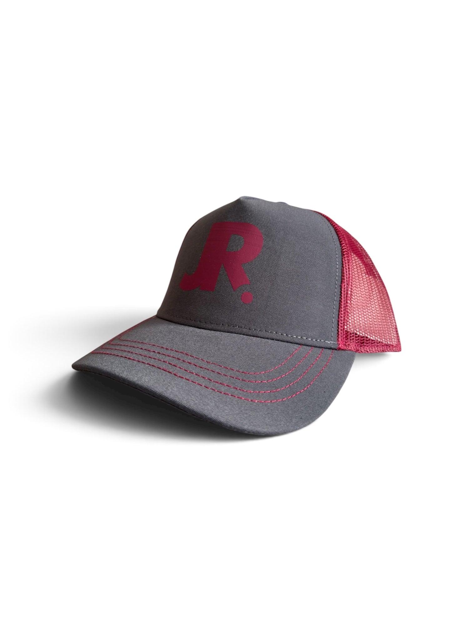JR. Trucker Cap | Dark Grey & Burgundy