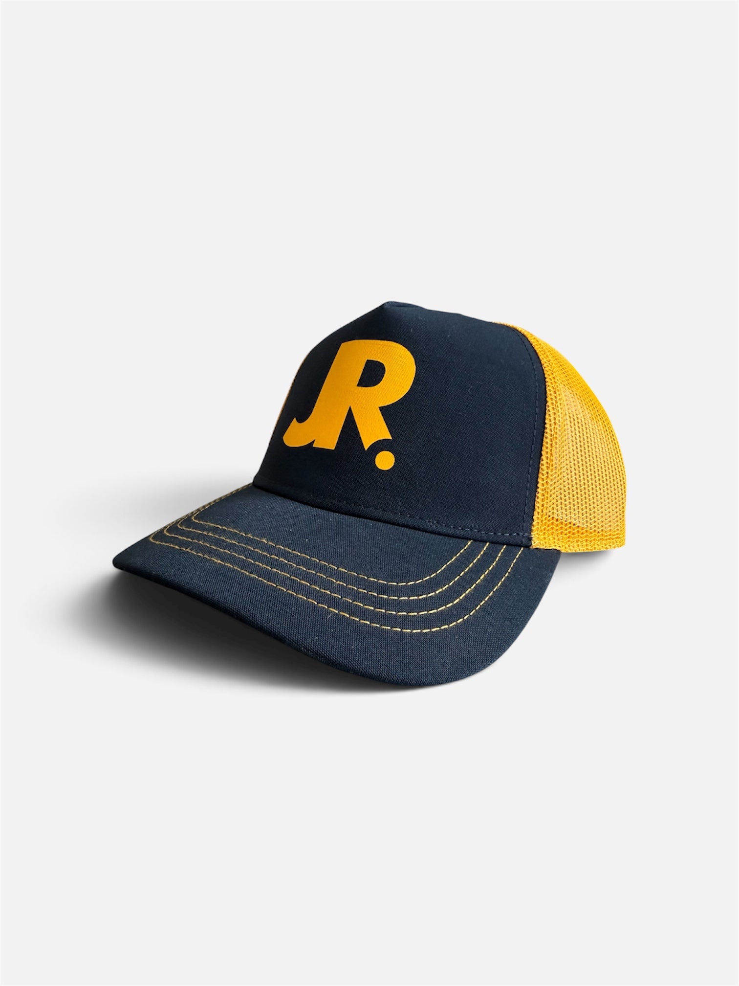 JR. Trucker Cap | Navy & Yellow